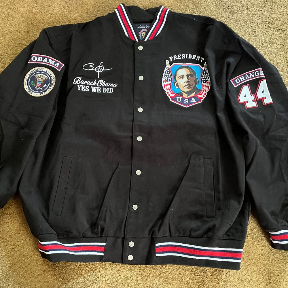 NWT BIG BOY PRESIDENT BARACK OBAMA JACKET LIMITED EDITION